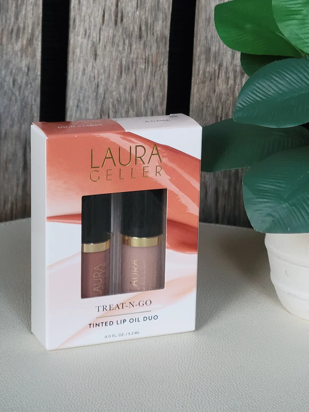 Laura Geller Tinted Lip Oil Duo - High Stakes & A-Game